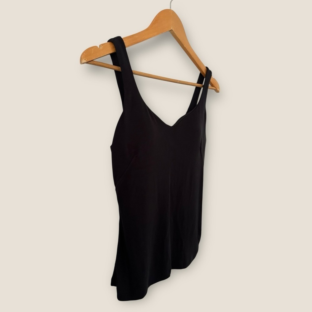 Lululemon Black Ribbed Micro-Modal Tank Top - Picture 8 of 12